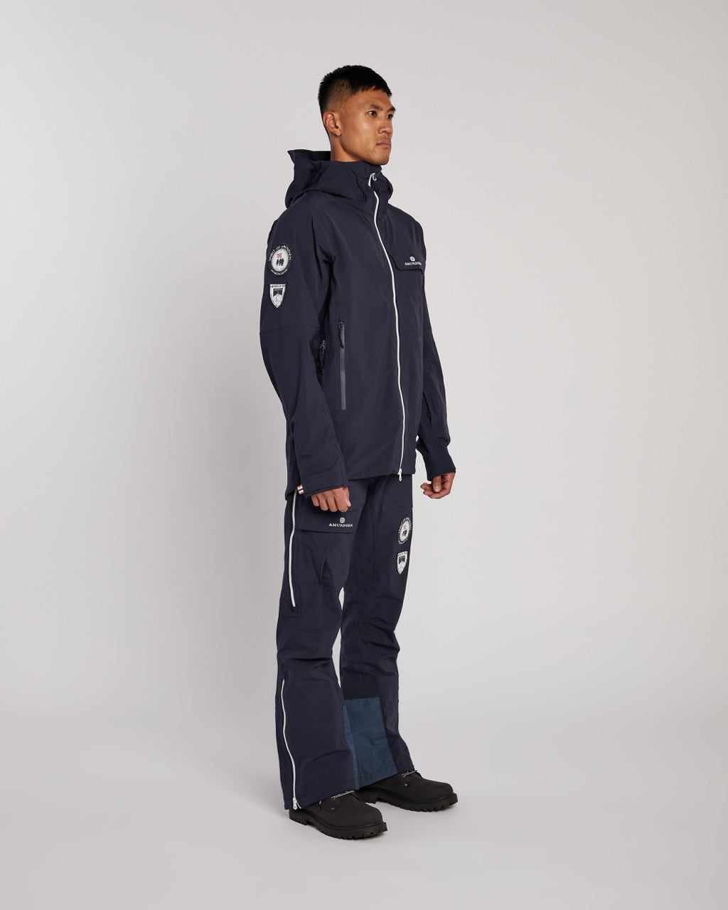 Amundsen Men's Peak Panther Ski Jacket in Faded Navy