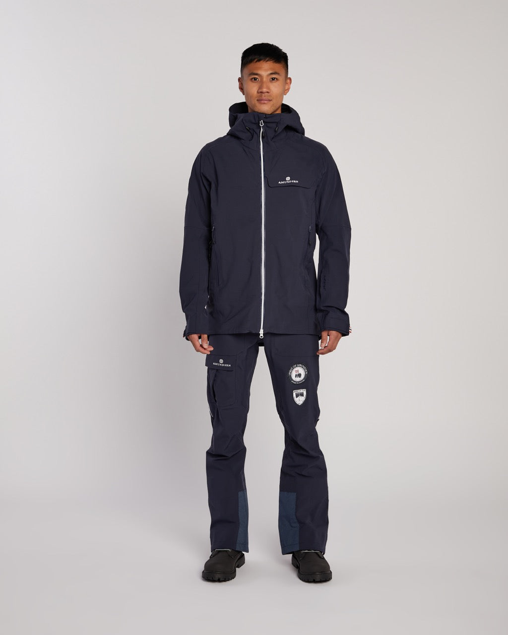 Amundsen Men's Peak Panther Ski Jacket in Faded Navy