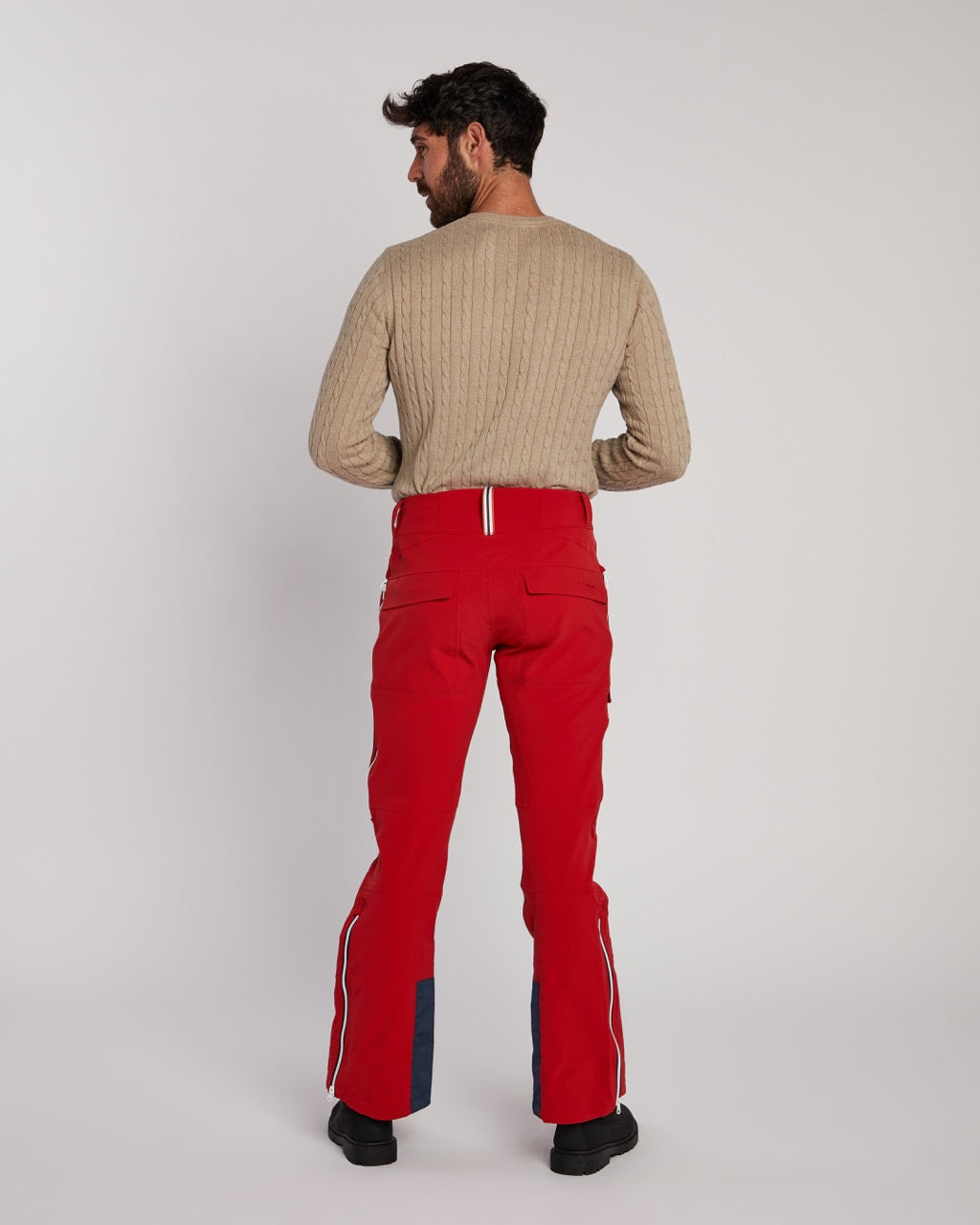 Amundsen Men's Peak Panther Ski Pant in Red