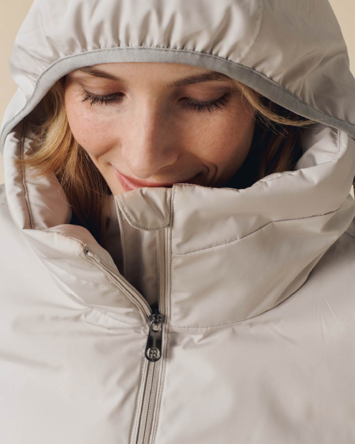 Poivre Blanc Women's Julie Ski Jacket in Mineral Grey