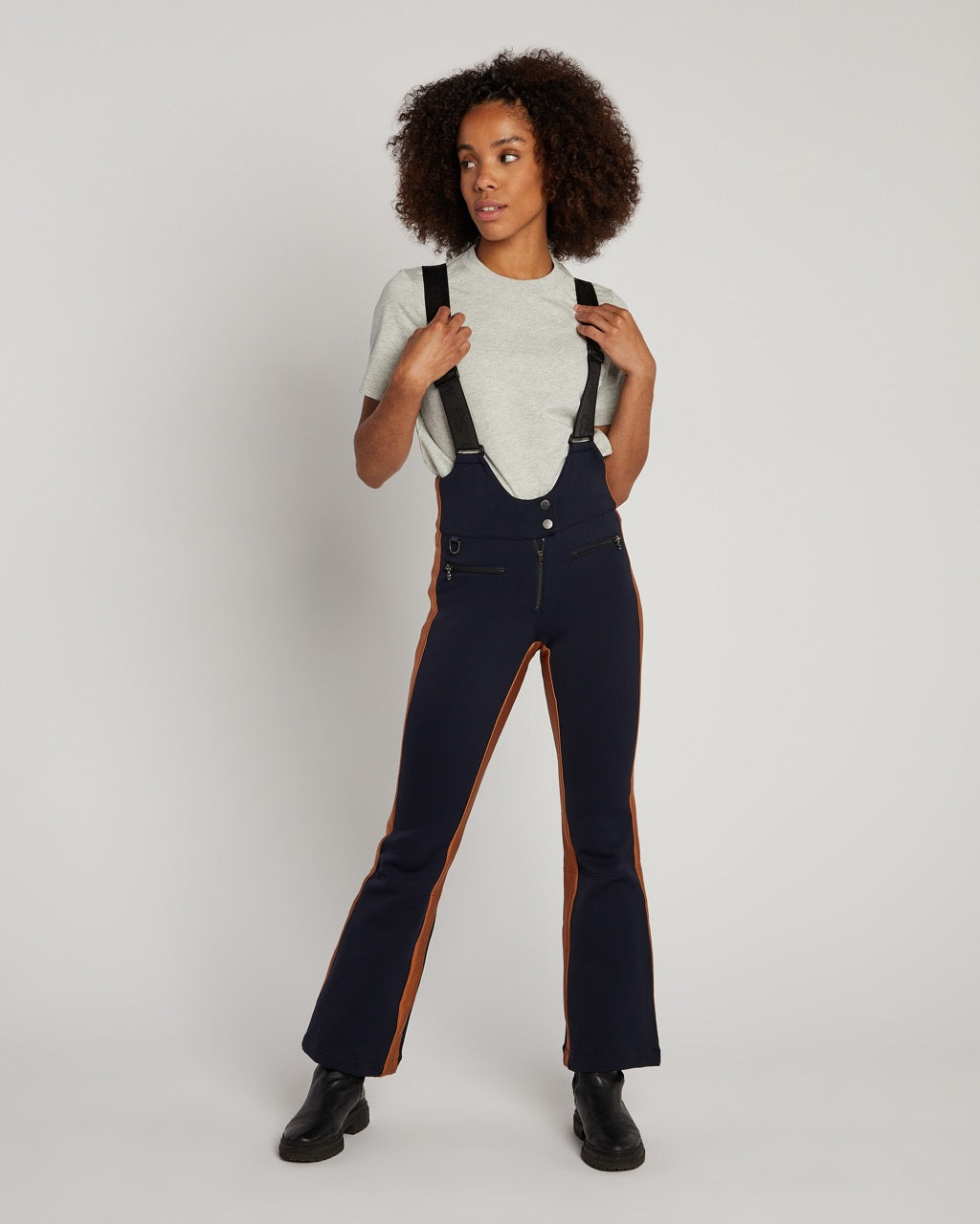 Erin Snow Women's Kris Pant in Bio Racer Stripe - Navy & Copper