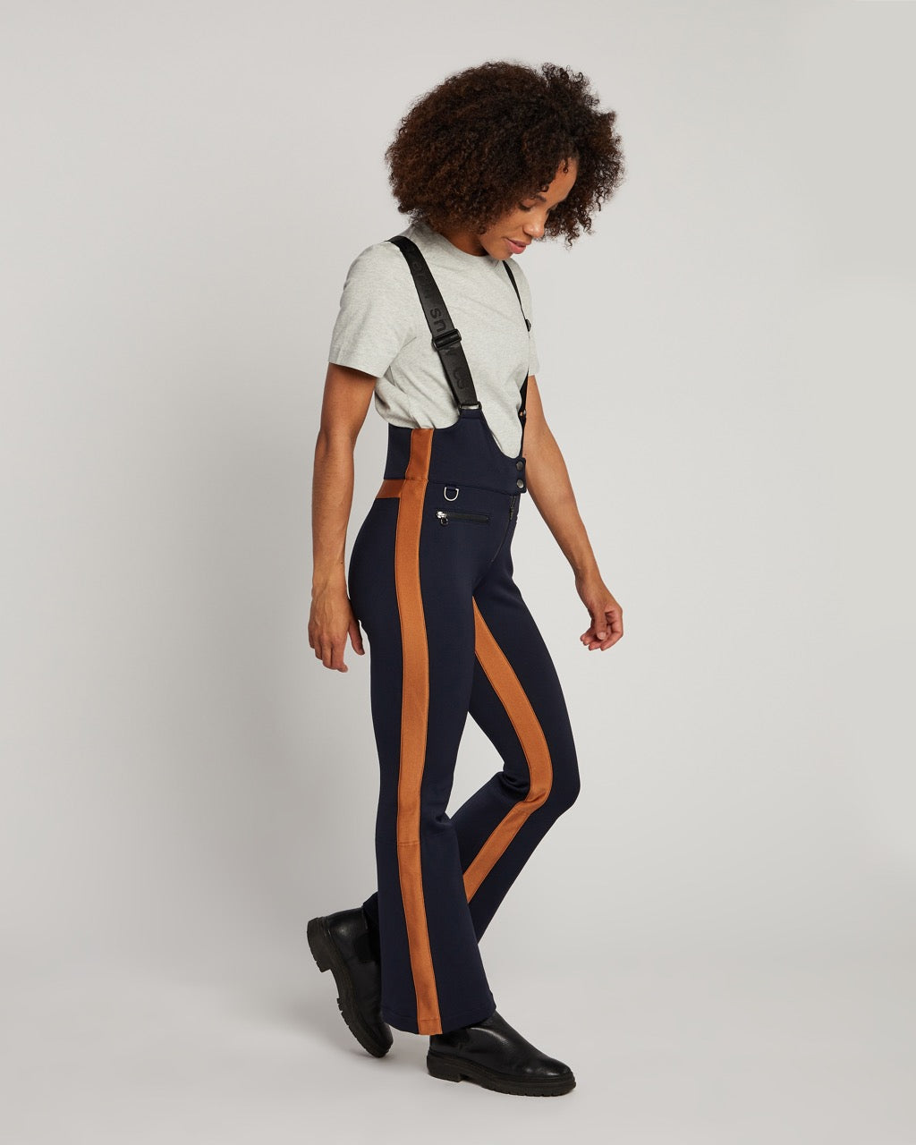 Erin Snow Women's Kris Pant in Bio Racer Stripe - Navy & Copper