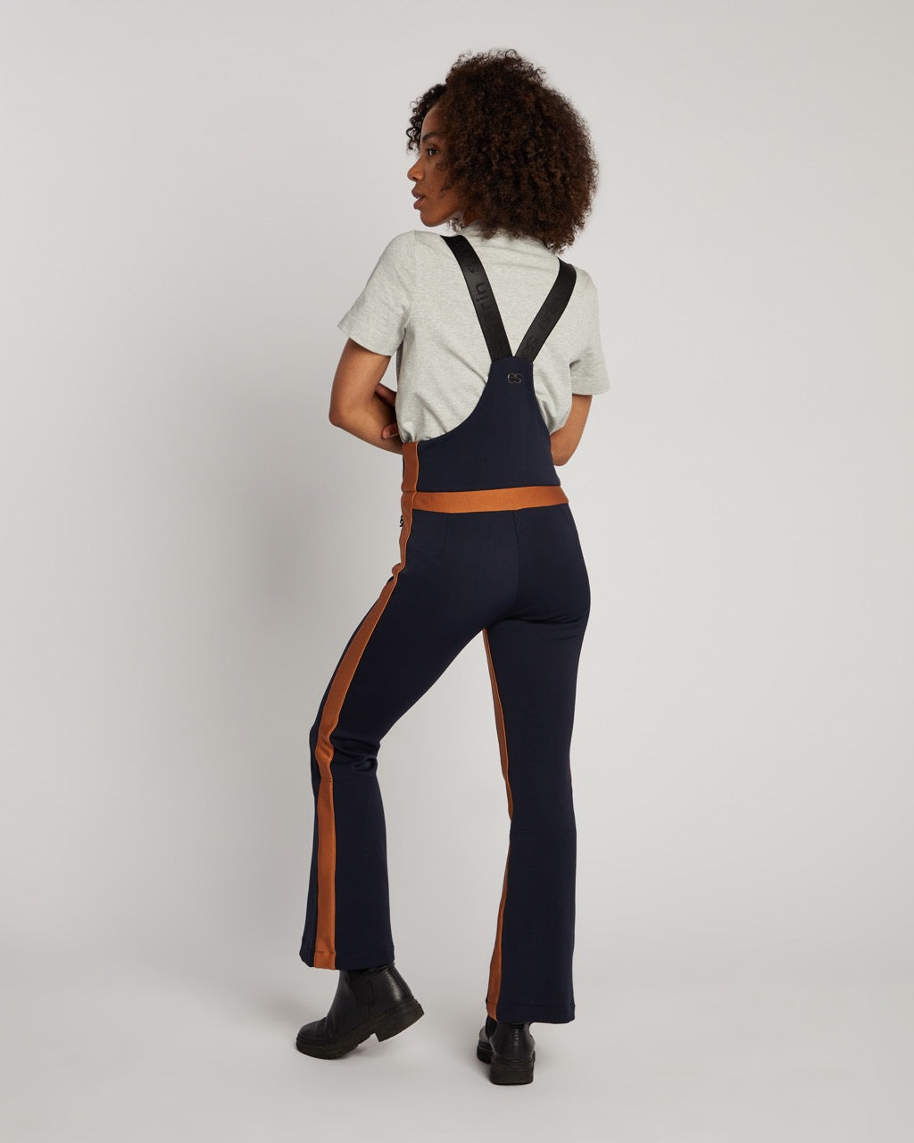 Erin Snow Women's Kris Pant in Bio Racer Stripe - Navy & Copper