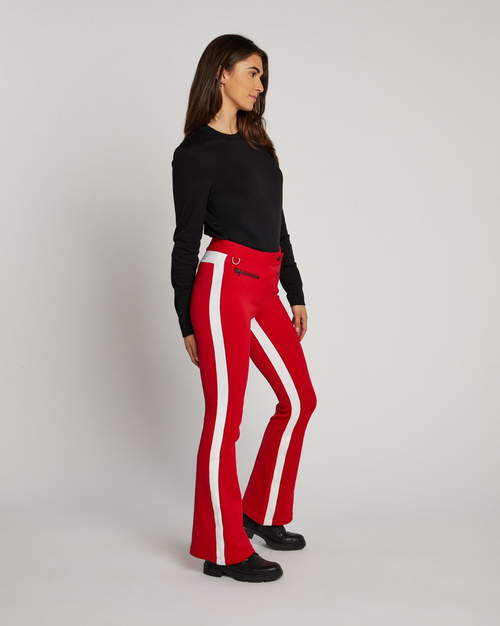 Erin Snow Women's Phia Pant in Bio Racer Stripe - Cherry & Snow