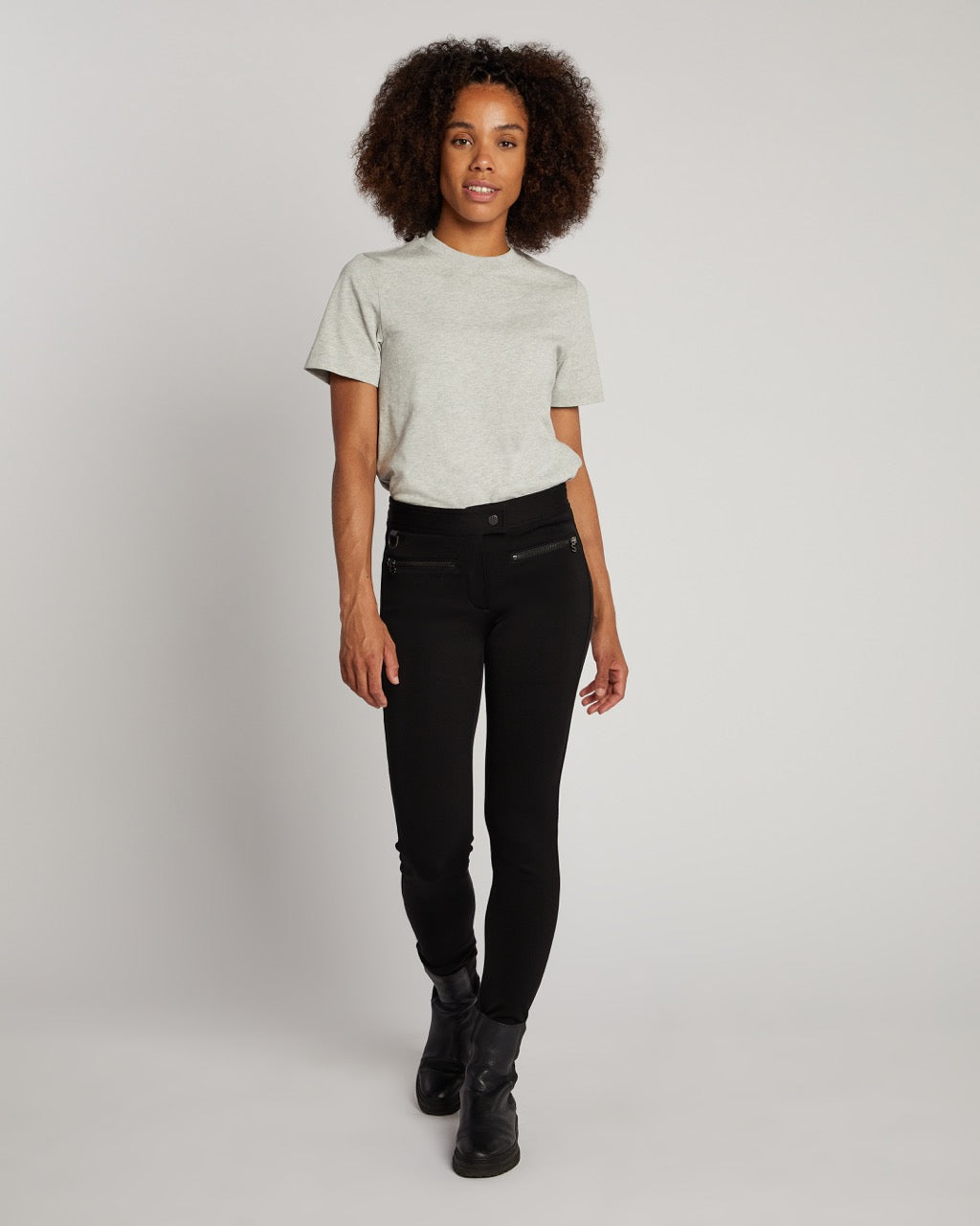 Erin Snow Women's Jes Pant in Bio Racer Stripe - Black