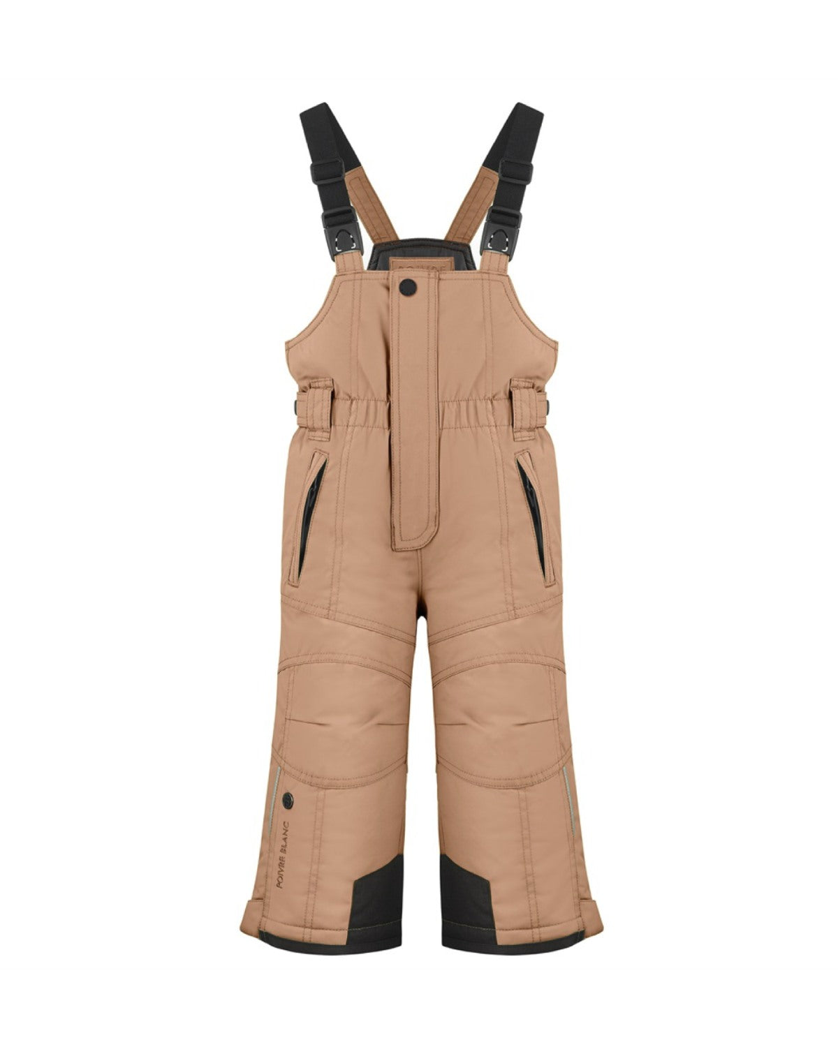 Poivre Blanc Boys' Ski Bib Pants in Brown (Ages 4 - 6)