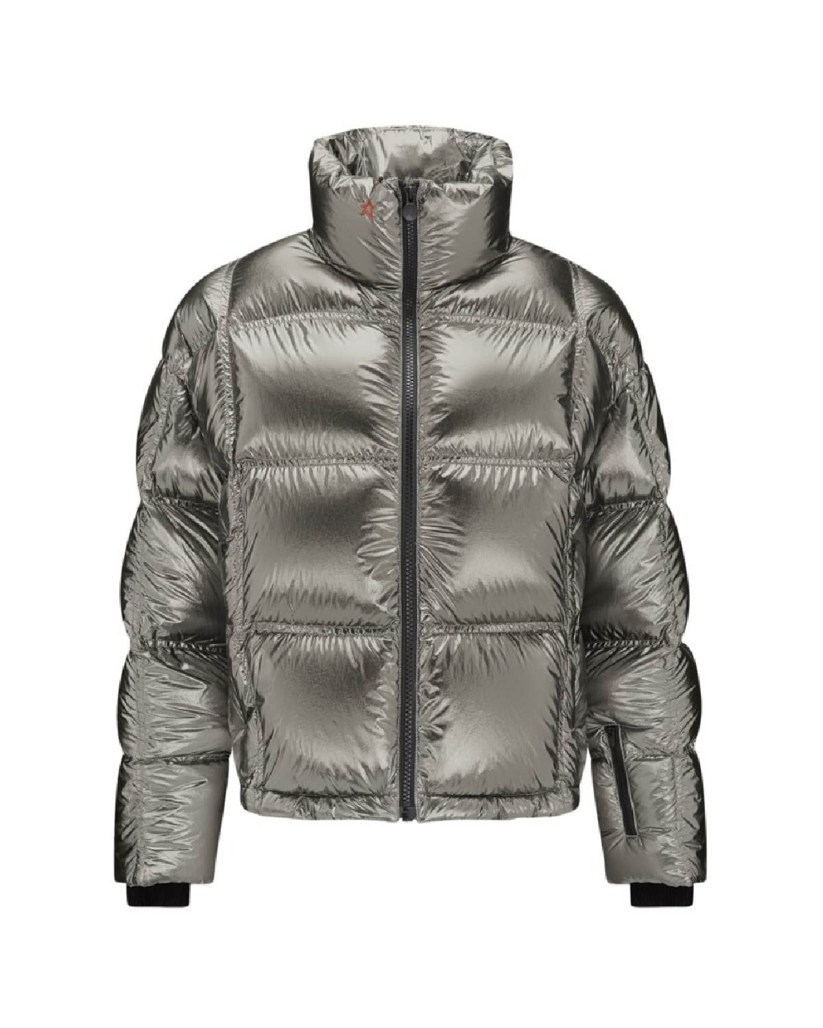 Perfect Moment Women's Metallic Nevada Duvet Jacket - Silver Foil