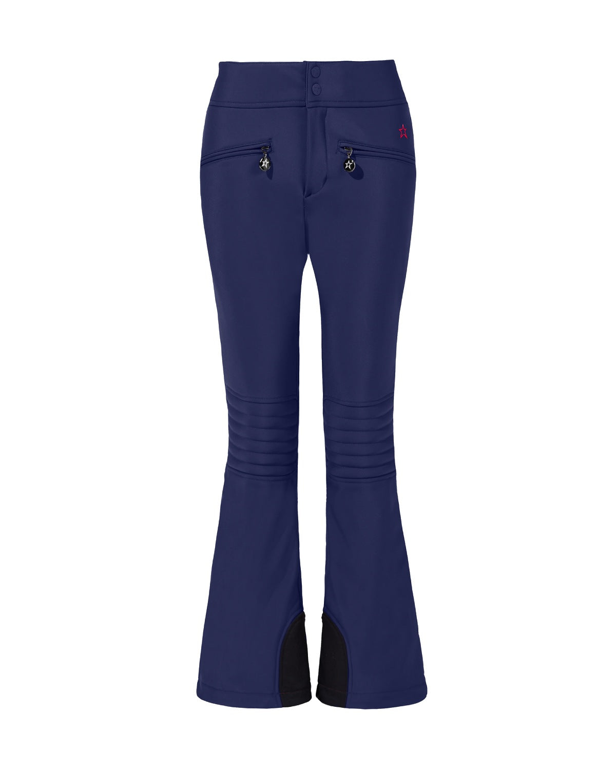 Perfect Moment Women's Aurora High Waist Flare Ski Pant - Dark Charcoal Blue