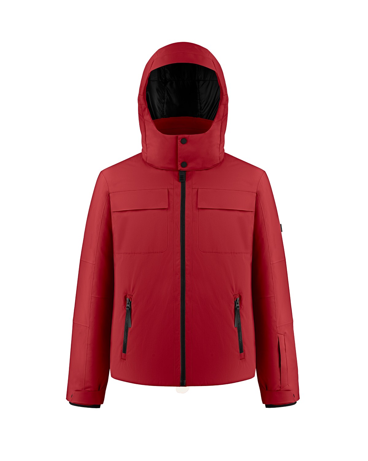 Poivre Blanc Men's Ben Ski Jacket in Carmine Red
