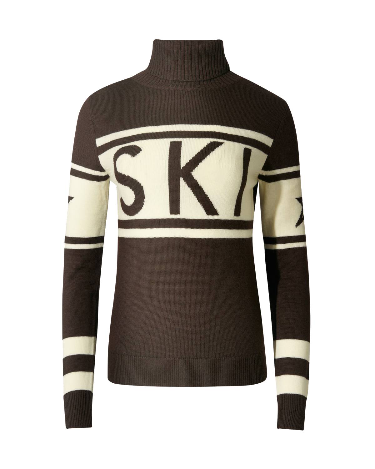 Perfect Moment Women's Schild Merino Wool Sweater - Chocolate