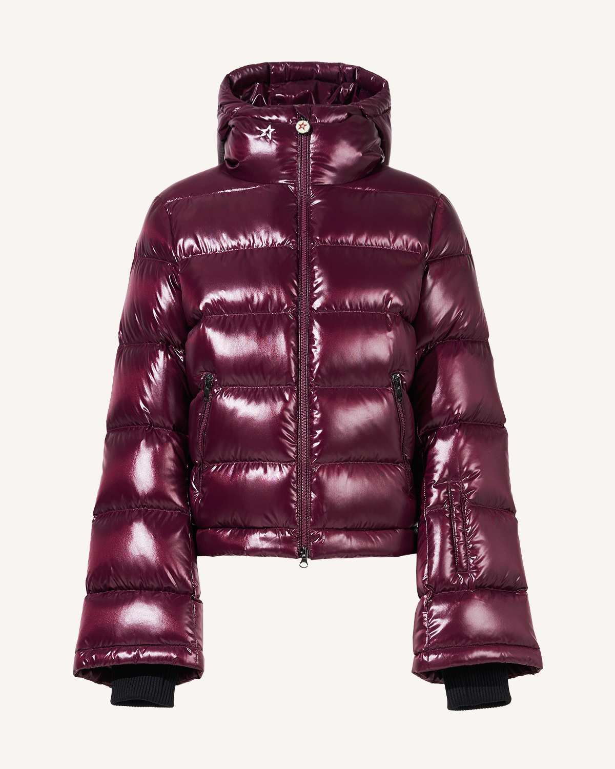 Perfect Moment Women's Polar Flare Ski Jacket II - Burgundy