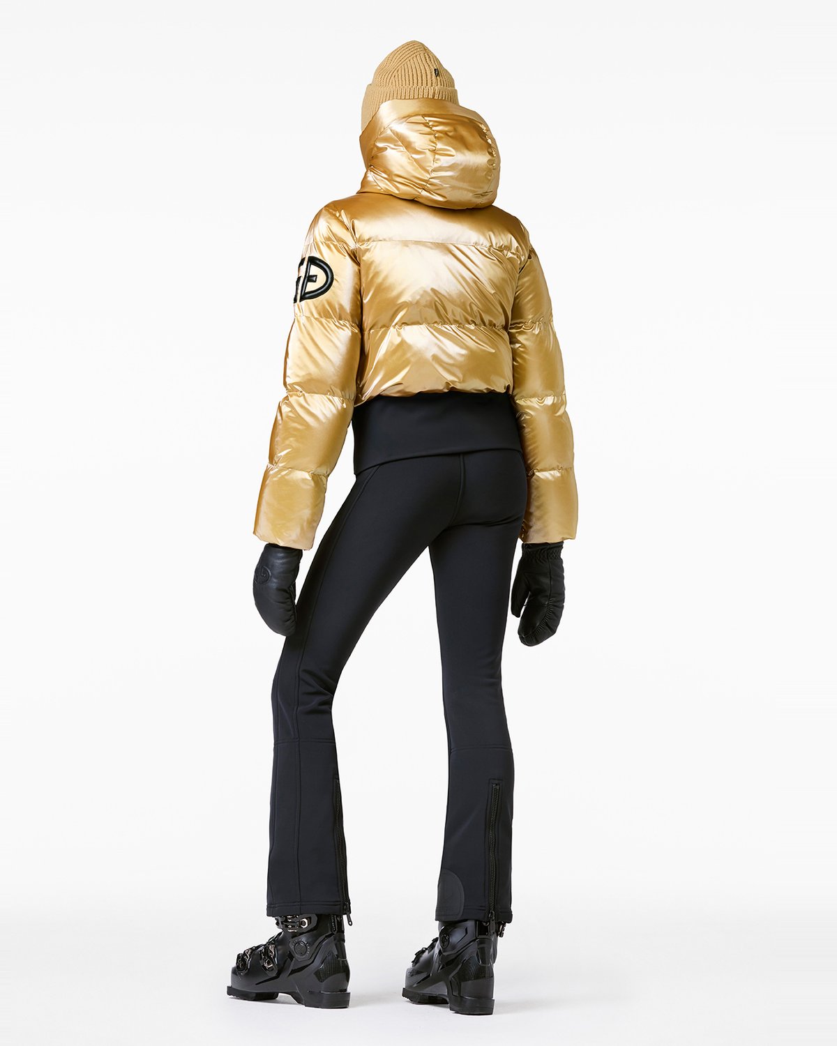 Goldbergh Women's Bombardino Ski Jacket in Rich Gold