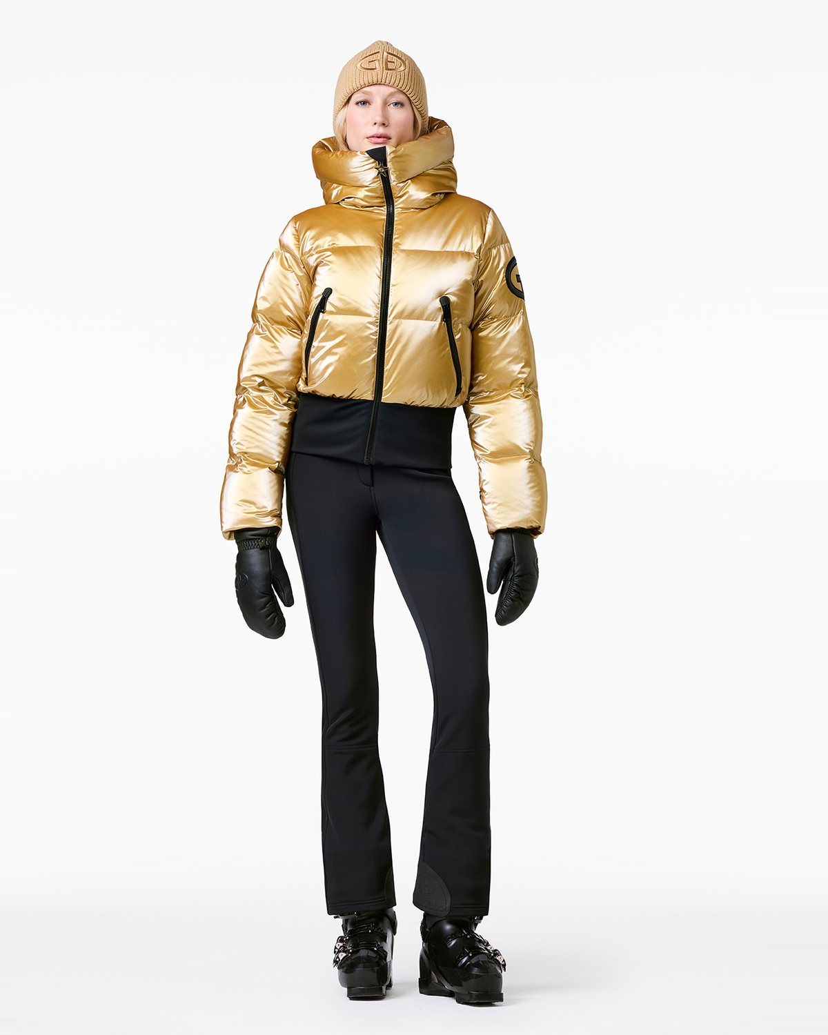Goldbergh Women's Bombardino Ski Jacket in Rich Gold