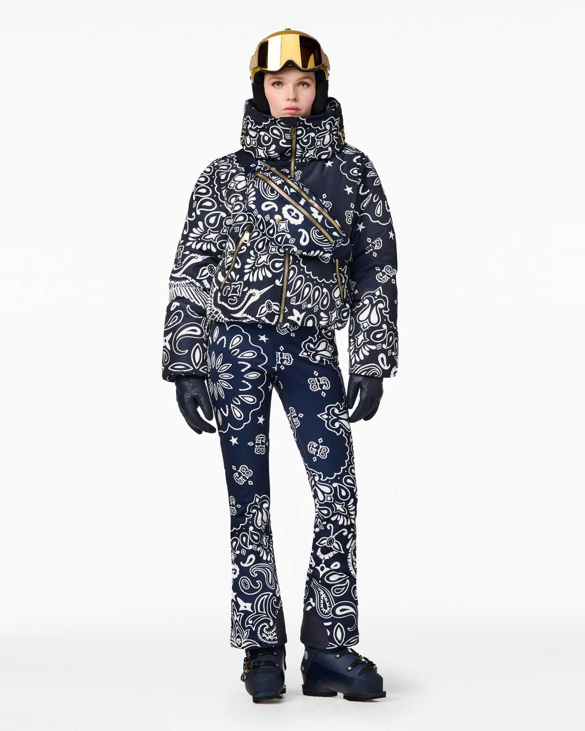 Goldbergh Women's Kyoki Ski Jacket in Bandana Paisley