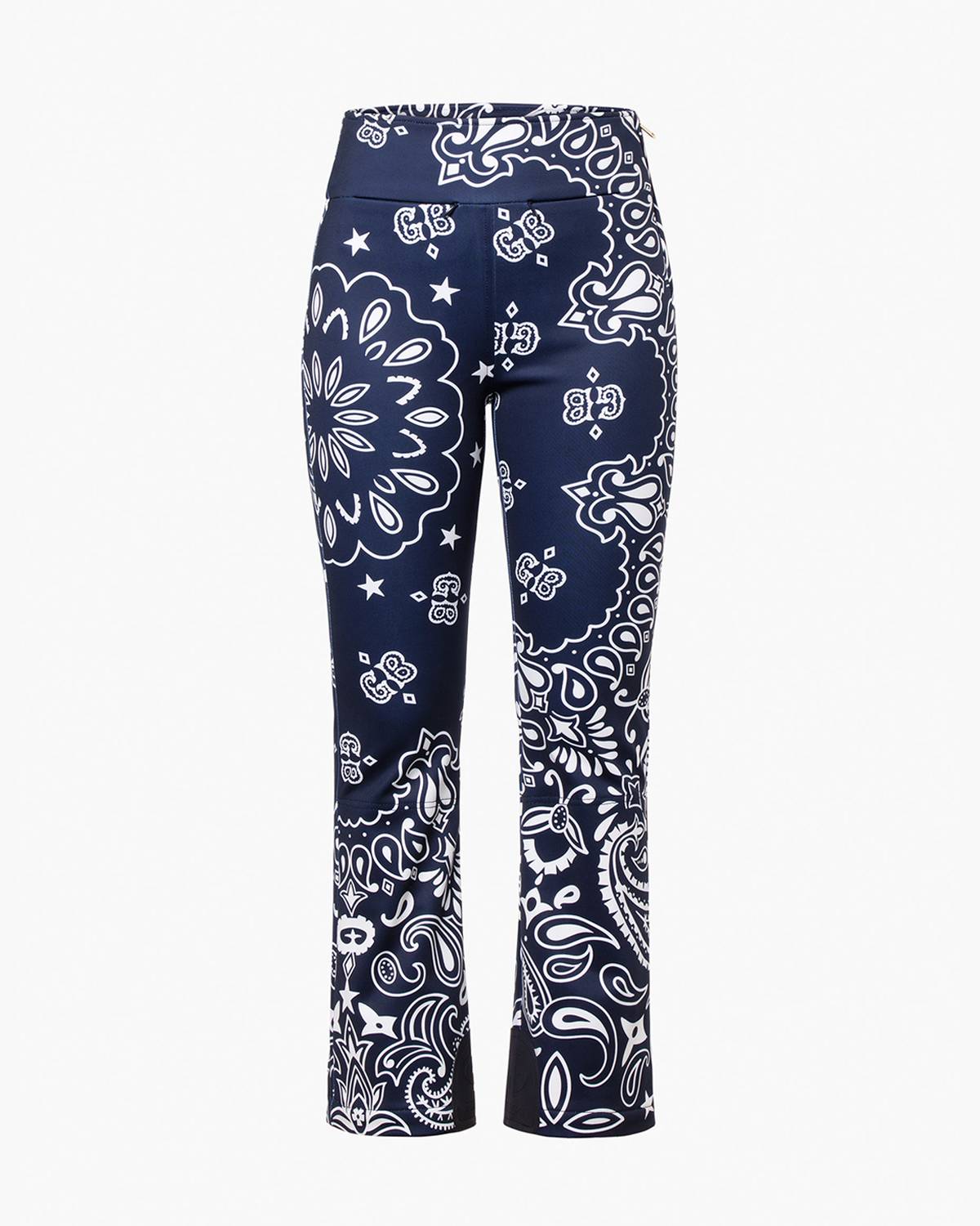 Goldbergh Women's Shiro Ski Pants in Bandana Paisley Blue