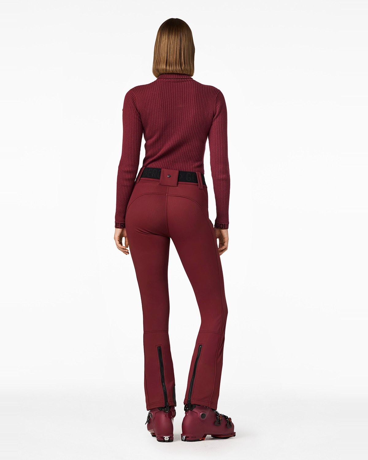 Goldbergh Women's Pippa Ski Pant in Vino Rosso