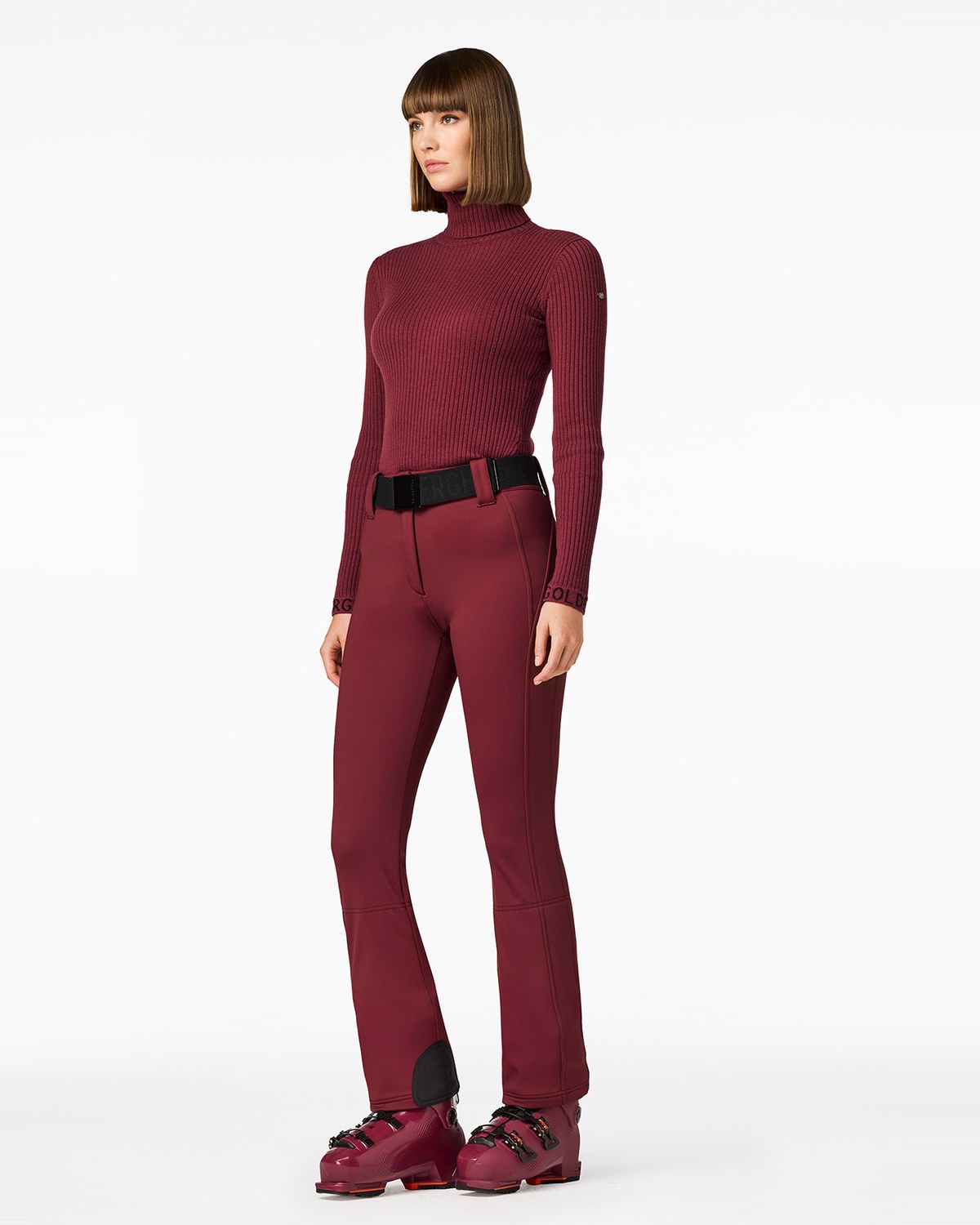 Goldbergh Women's Pippa Ski Pant in Vino Rosso