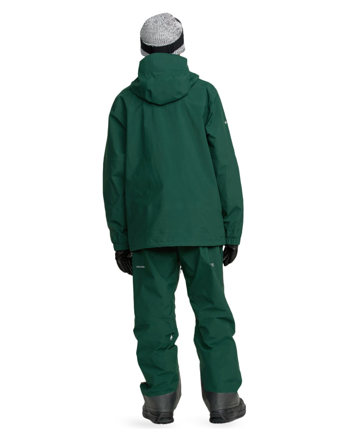 Volcom Men's Anyox Guide Gore Pro Shell Jacket in Black Green