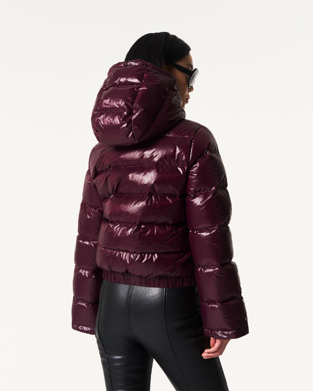 Perfect Moment Women's Polar Flare Ski Jacket II - Burgundy