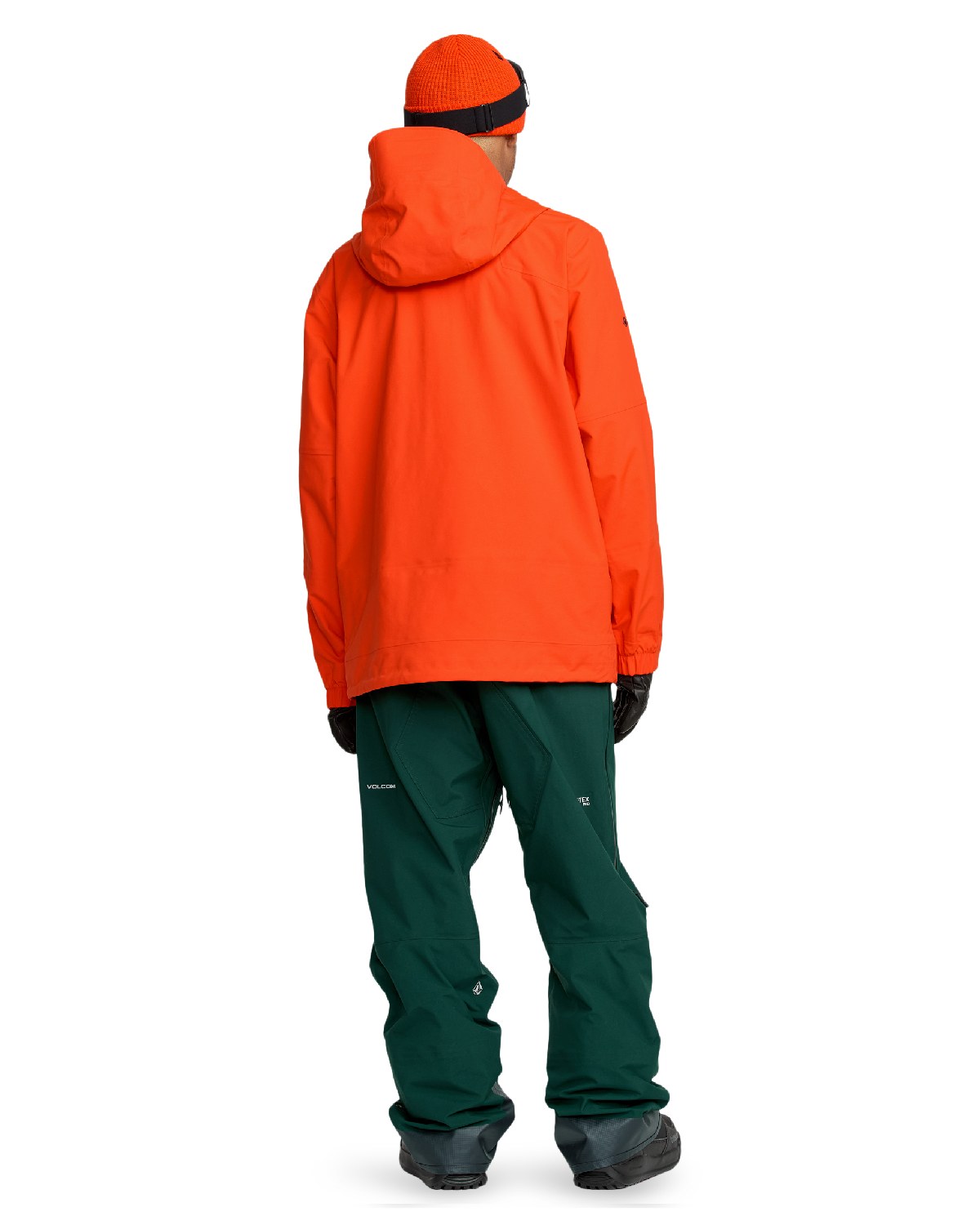 Volcom Men's Anyox Guide Gore Pro Shell Jacket in Orange