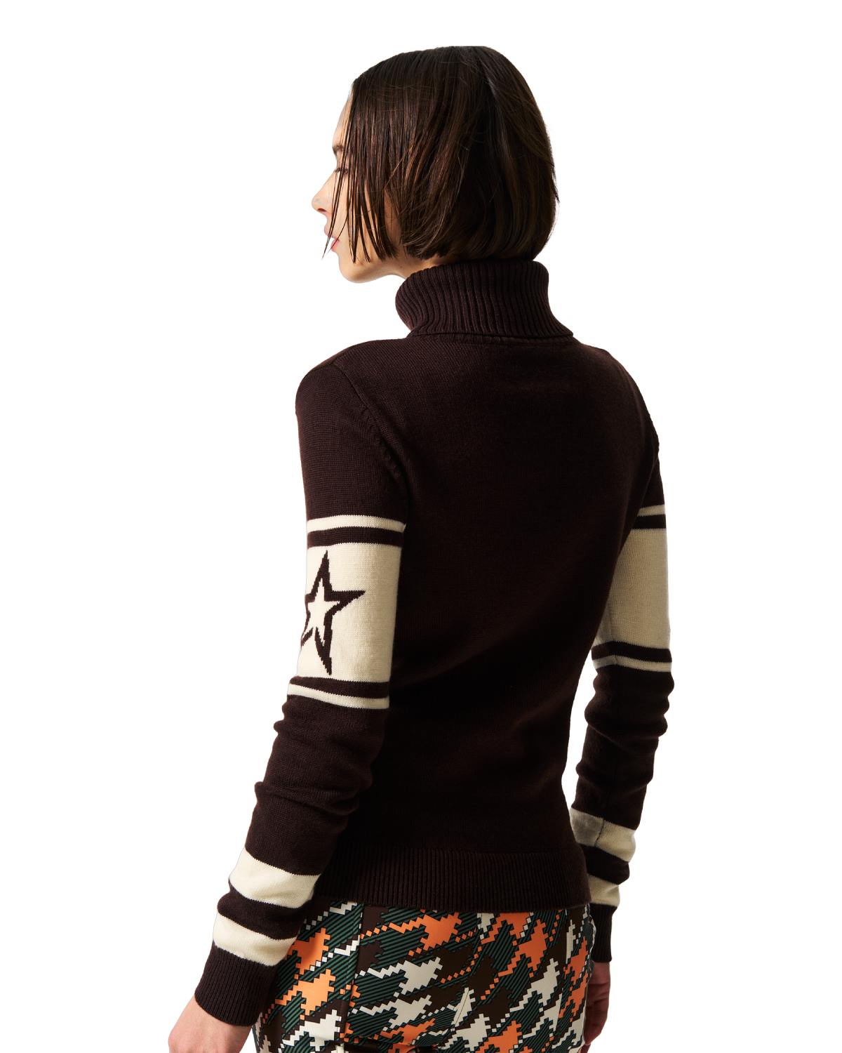 Perfect Moment Women's Schild Merino Wool Sweater - Chocolate