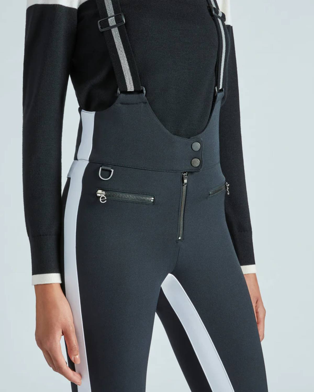 Erin Snow Women's Kris Pant in Bio Racer Stripe - Black & Snow