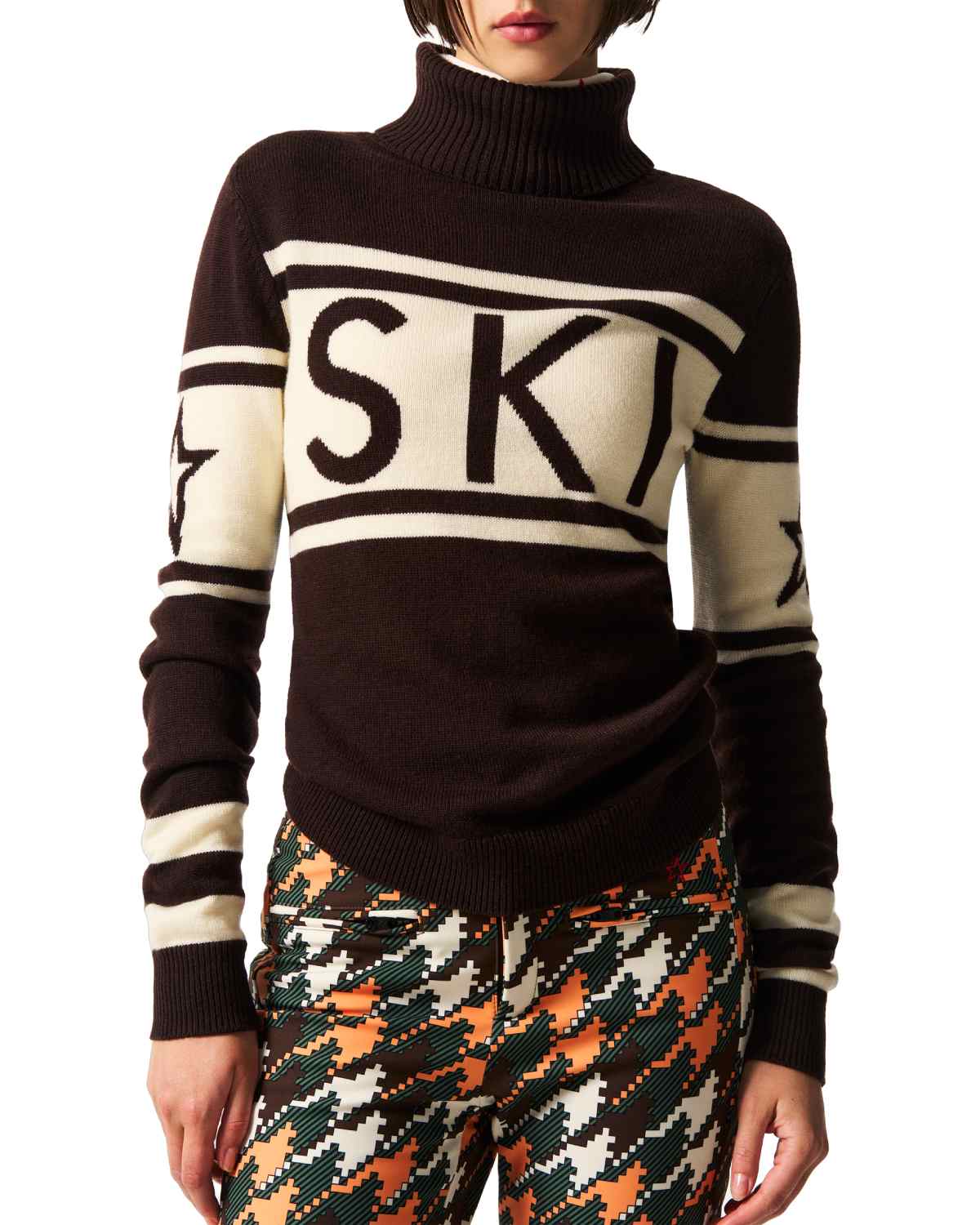 Perfect Moment Women's Schild Merino Wool Sweater - Chocolate