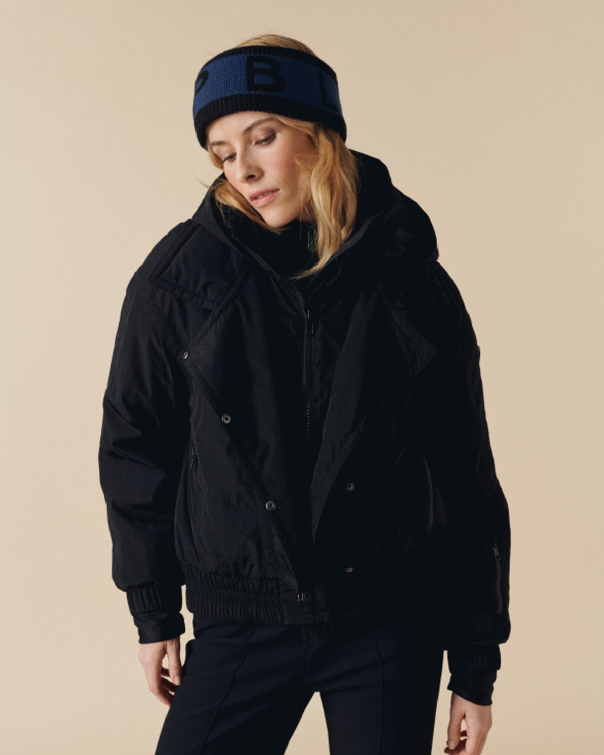 Poivre Blanc Women's Judy Ski Jacket in Black