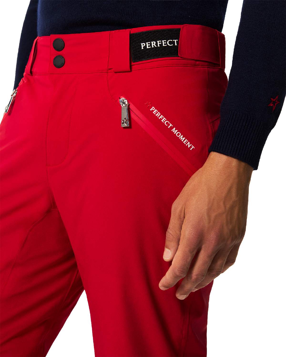 Perfect Moment Men's Chamonix Ski Pant II in Red