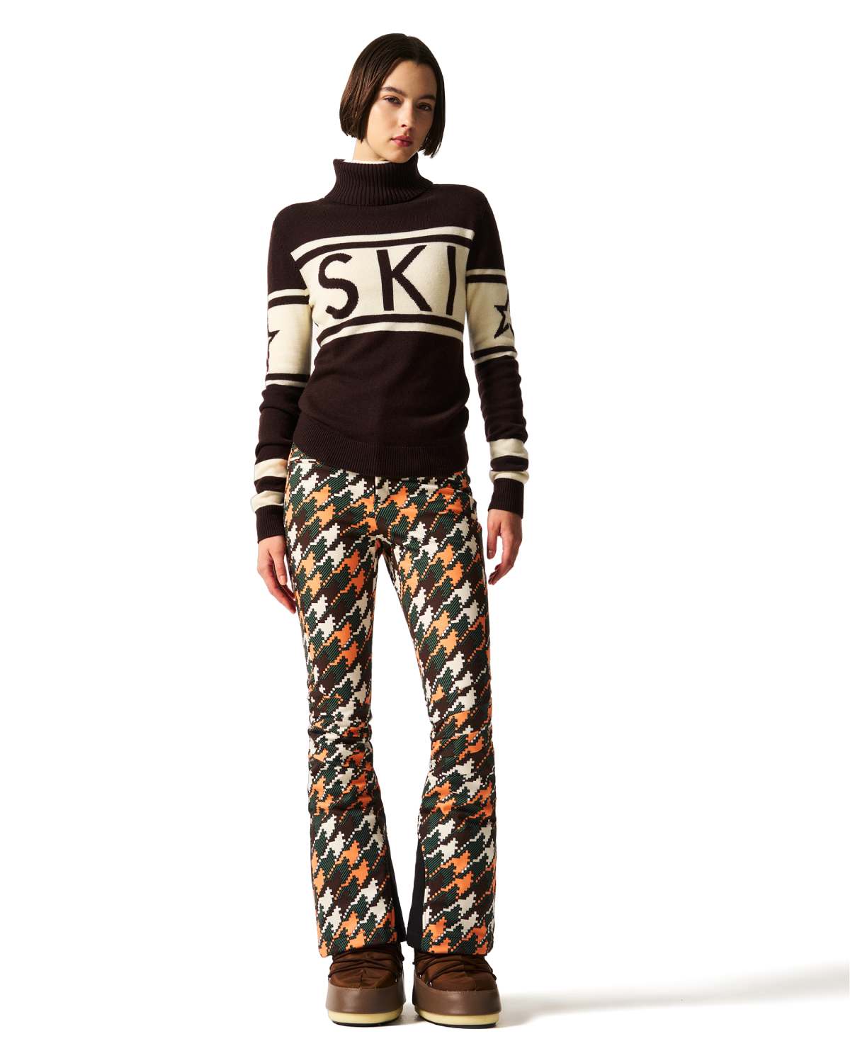 Perfect Moment Women's Schild Merino Wool Sweater - Chocolate
