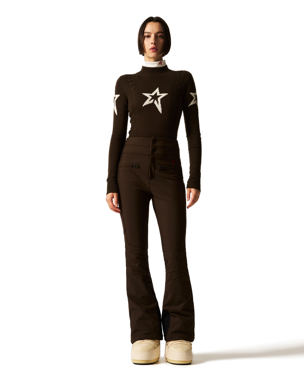 Perfect Moment Women's Aurora HW Ski Pant - Chocolate