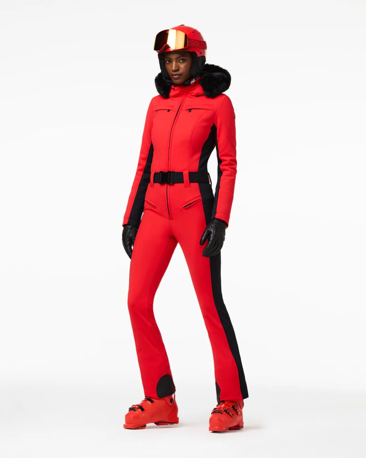 Goldbergh Women's Parry Ski Suit in Flame Red