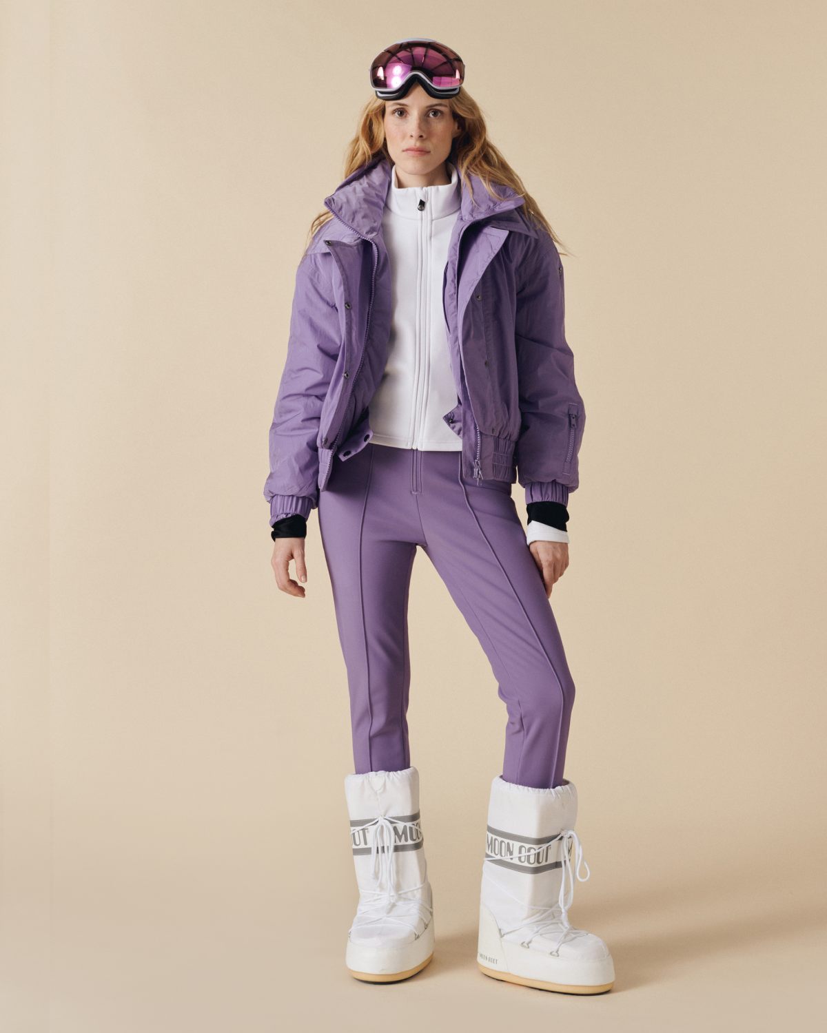 Poivre Blanc Women's Judy Ski Jacket Lavender Purple