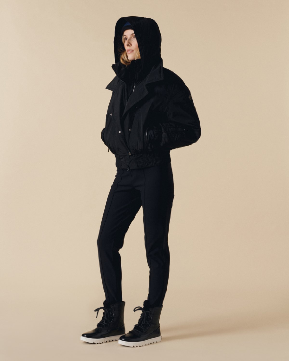 Poivre Blanc Women's Judy Ski Jacket in Black