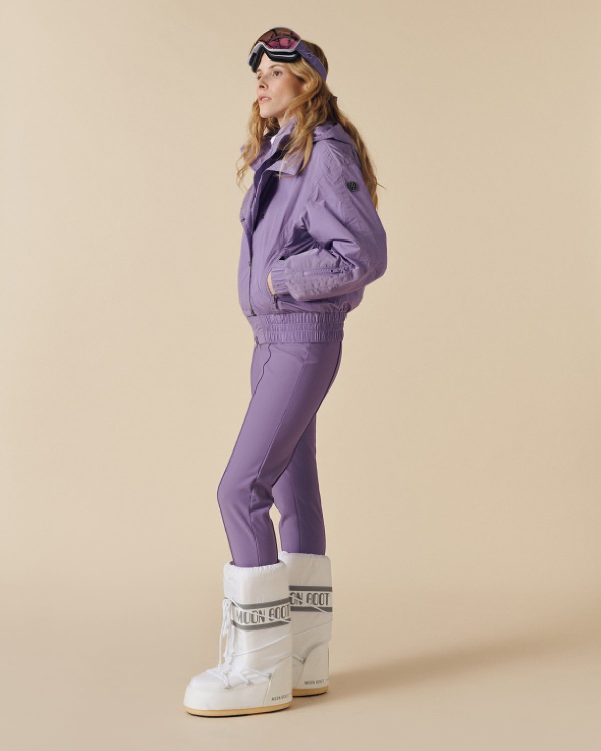 Poivre Blanc Women's Judy Ski Jacket Lavender Purple