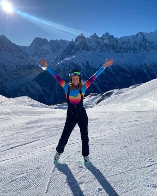 Poivre Blanc Women's Stretch Ski Bib Pant in Black