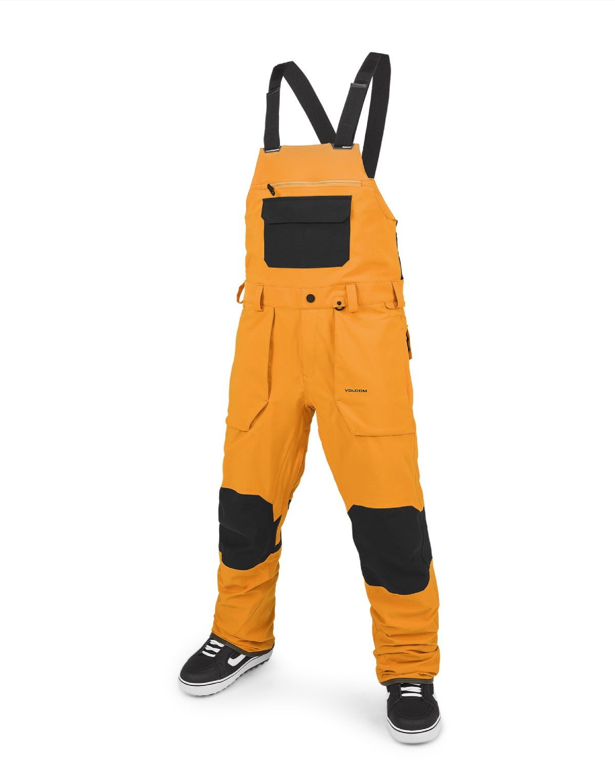 Volcom Men's Roan Bib Overall in Gold
