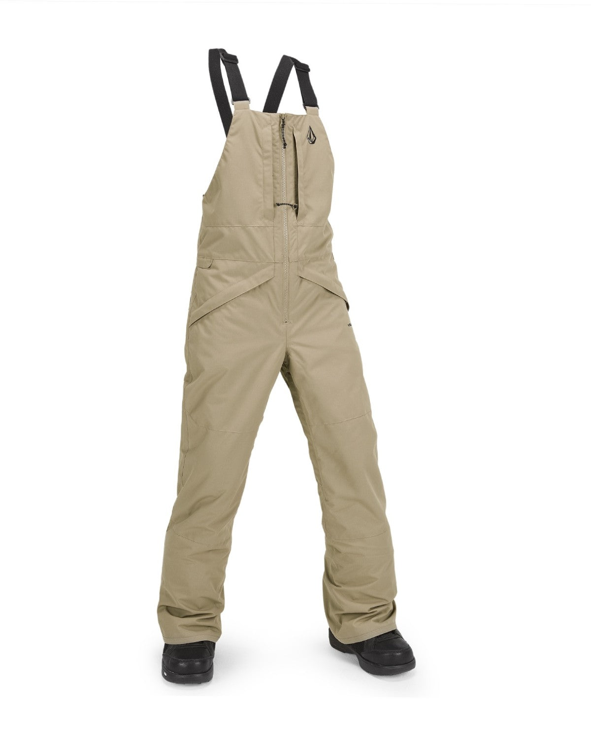 Volcom Kids Barkley Insulated Bib Overall in Dark Khaki (Ages 6 - 14)