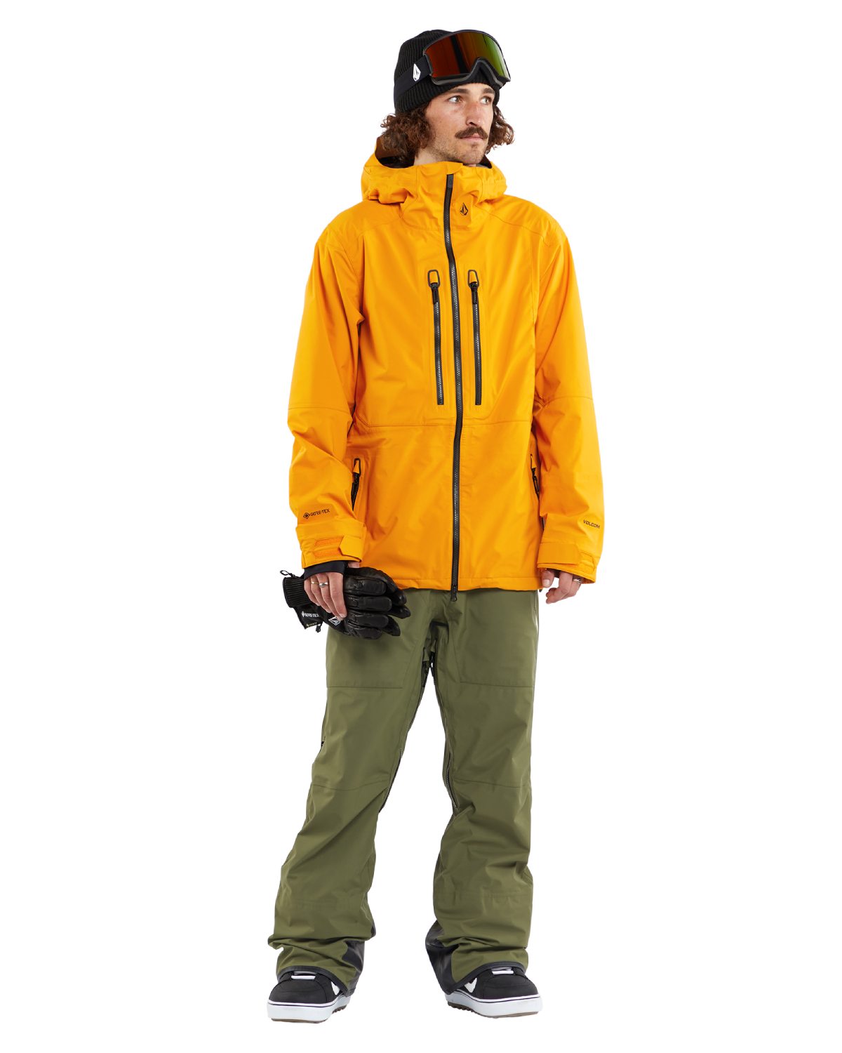 Volcom Men's Guide GORE-TEX Ski Jacket in Gold