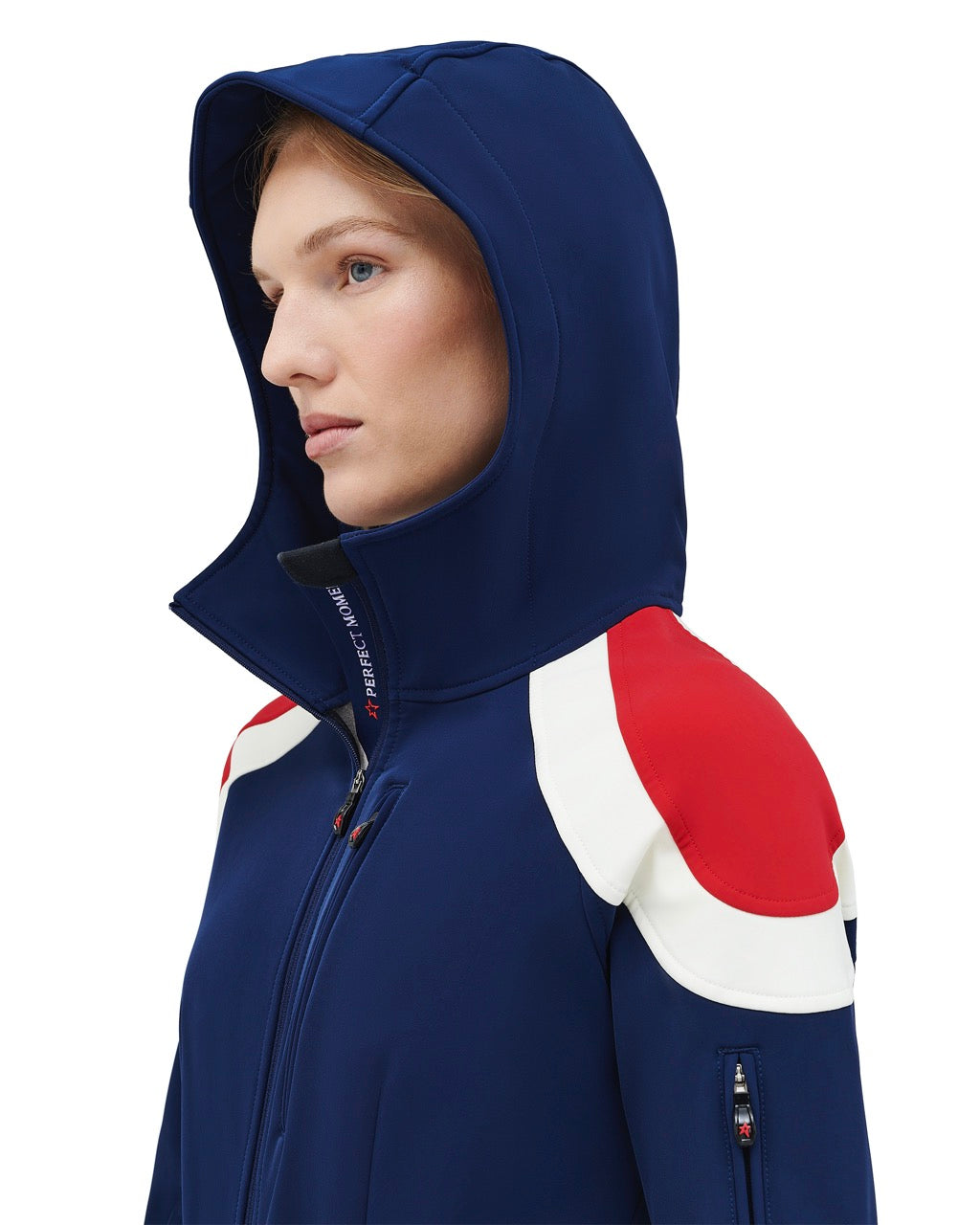 Perfect Moment Women's Allos Ski Suit - Navy & Red