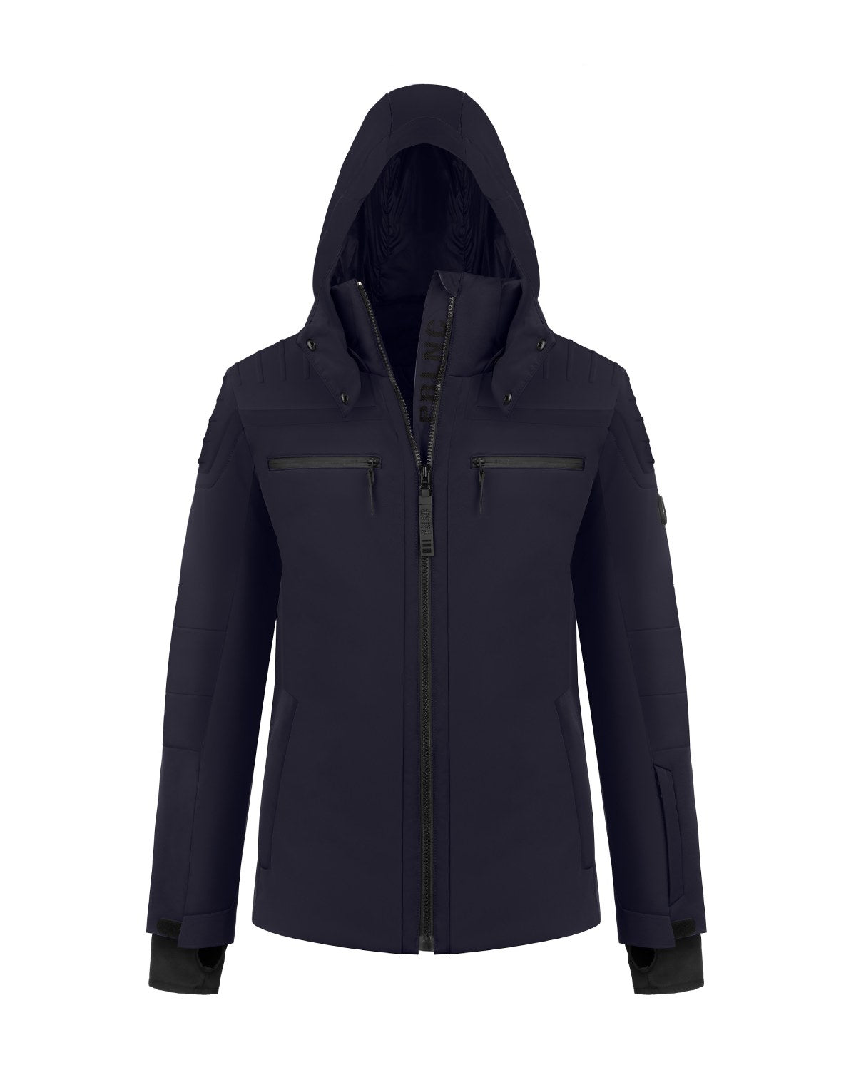 Poivre Blanc Men's Stretch Ski Jacket in Navy Blue