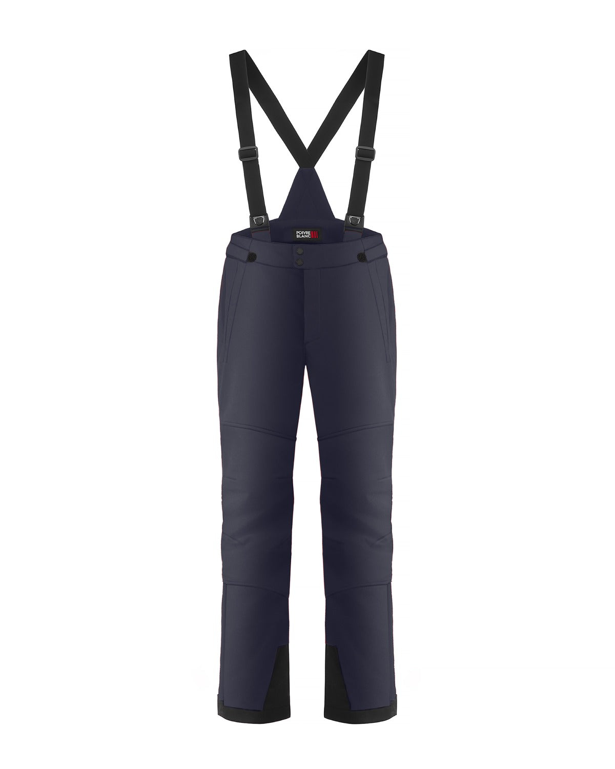 Poivre Blanc Men's Stretch Ski Pant in Navy Blue