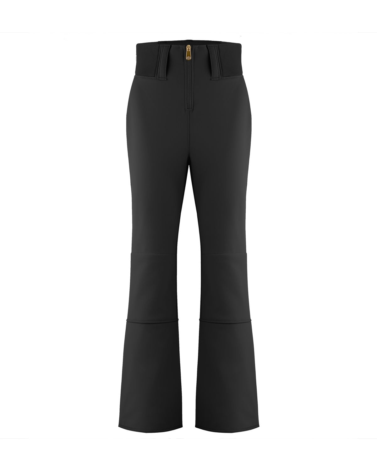 Poivre Blanc Women's Softshell Ski Pant in Black