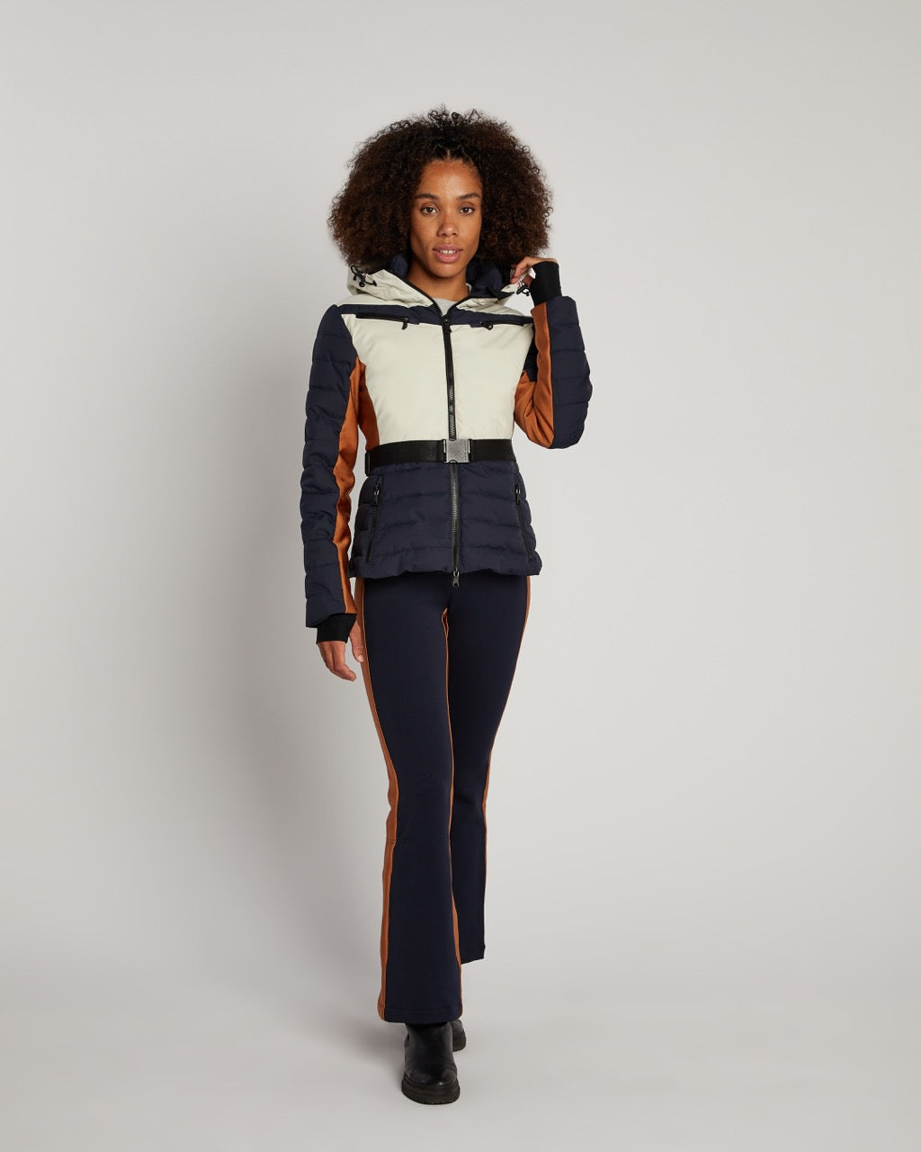 Erin Snow Women s Kat II Jacket in Eco Sporty Navy Bone Copper