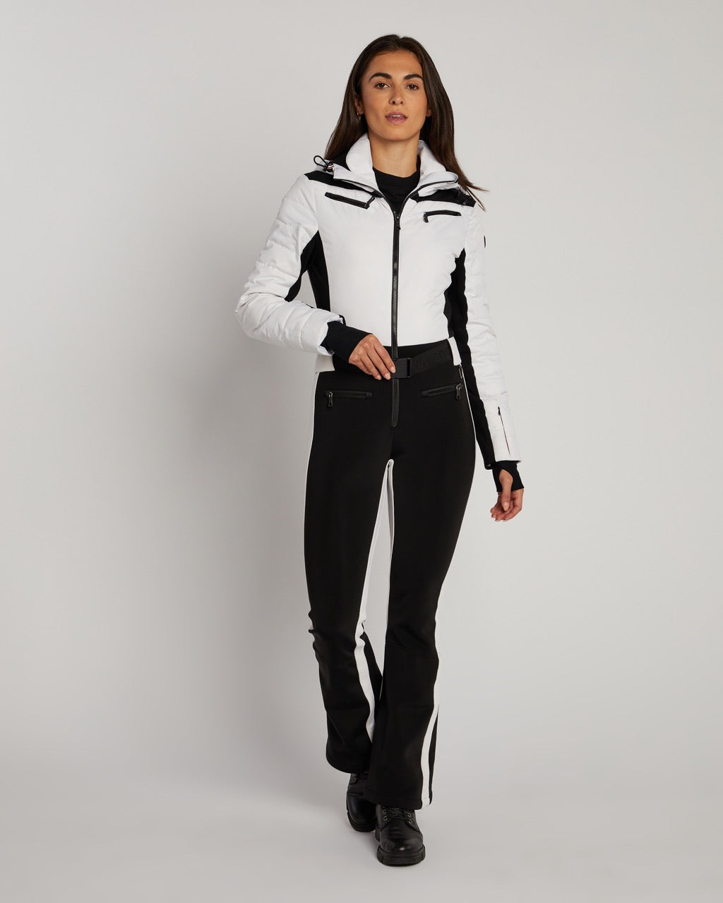 Erin Snow Women's Luna Ski Suit in Eco Sporty With Soft-Shell - Black/