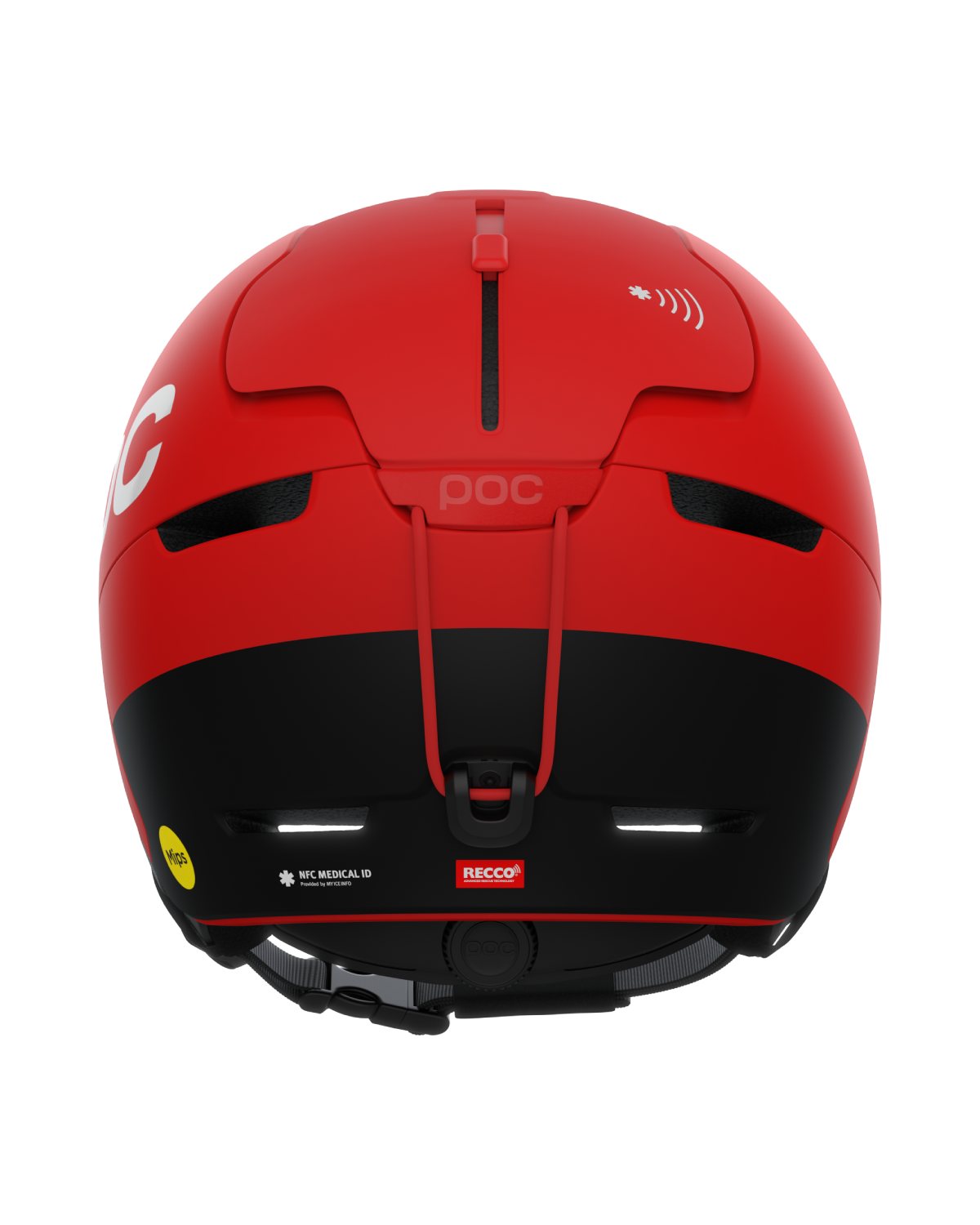 POC Unisex's Obex BC Mips Ski Helmet in Red