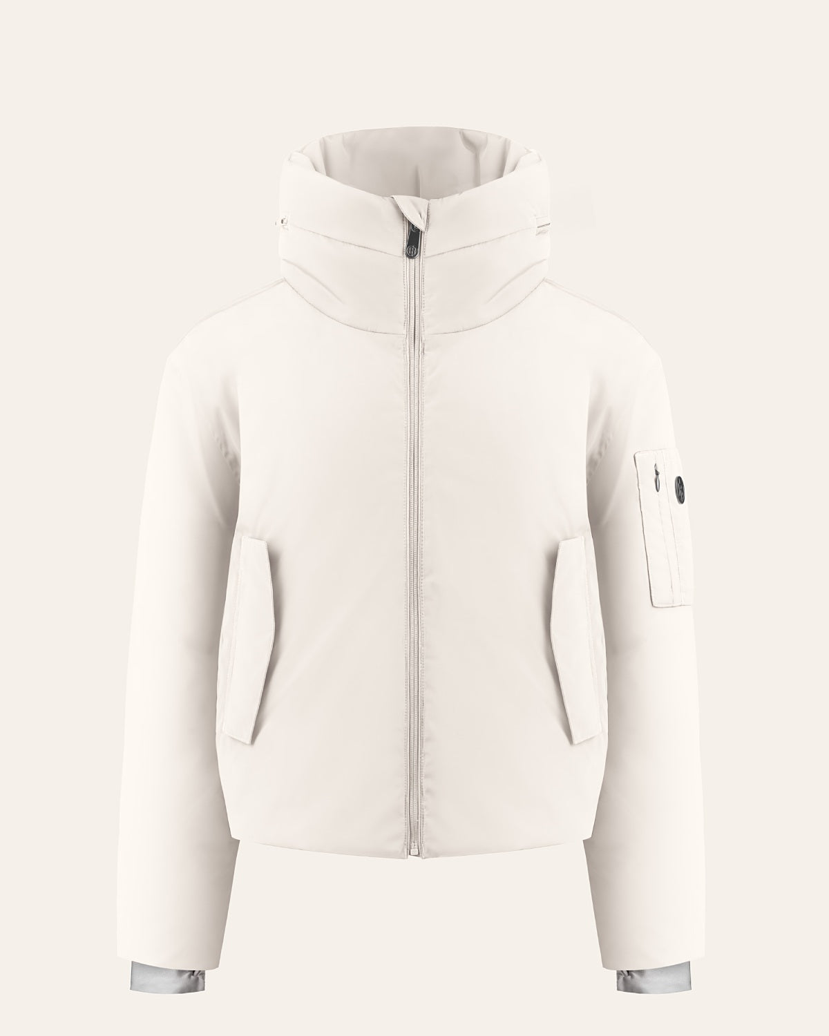 Poivre Blanc Women's Julie Ski Jacket in Mineral Grey