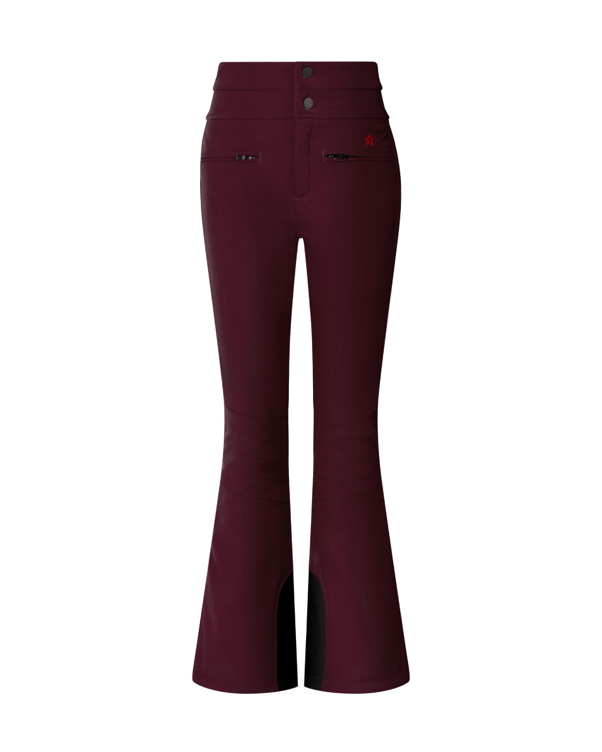 Perfect Moment Women's Aurora High Waist Ski Pants - Burgundy