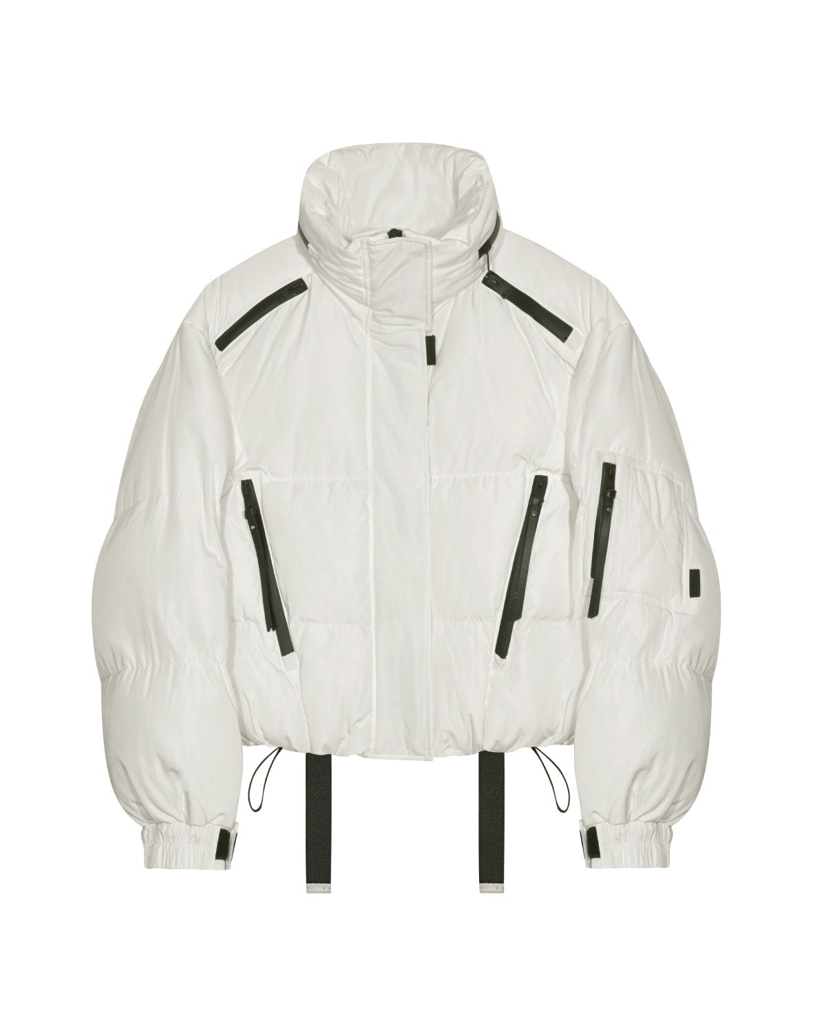 Shoreditch Ski Club Women's Diana Puffer Jacket in Oyster White