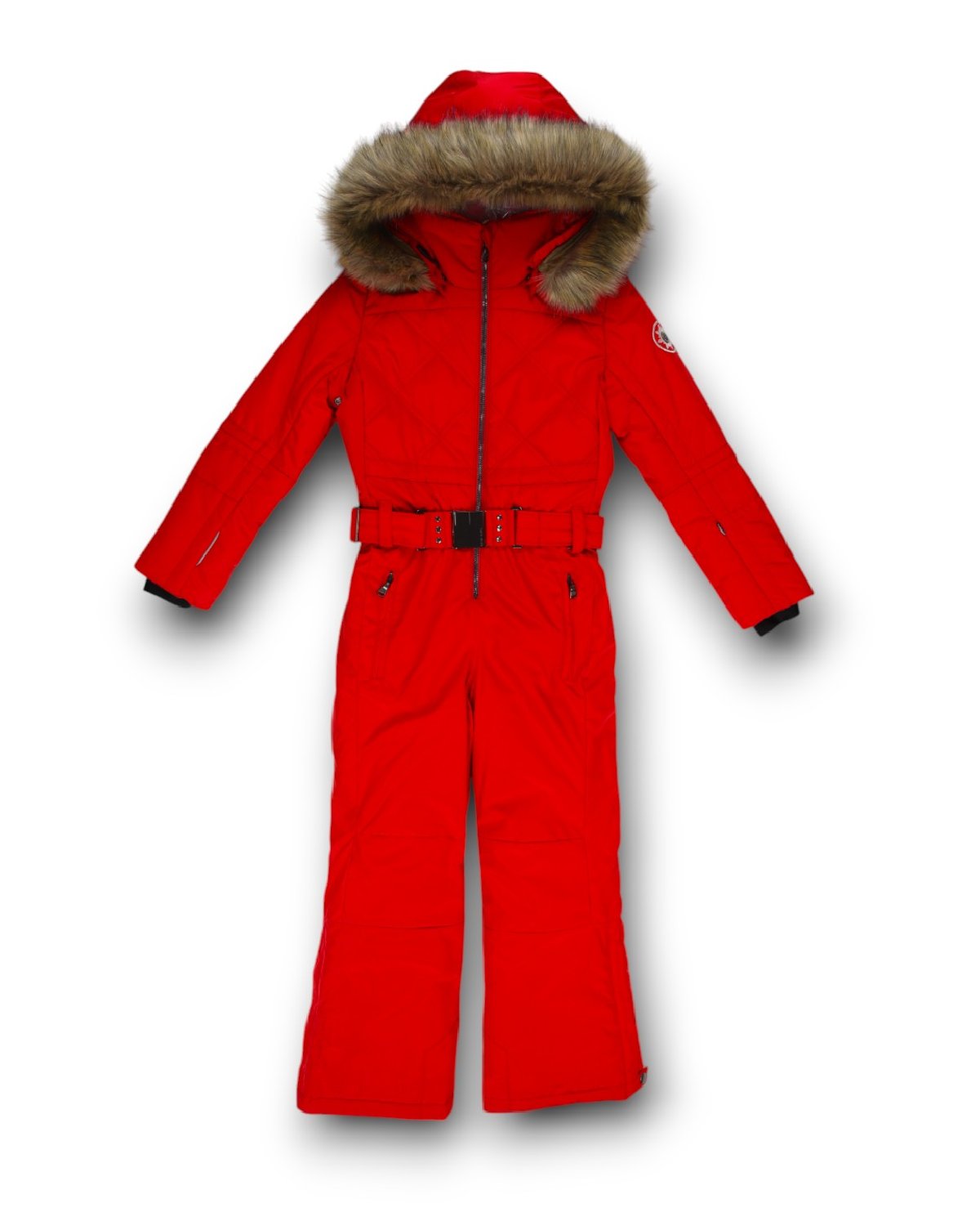 Poivre Blanc Girls' Ski Suit in Scarlett Red (Ages 8 - 14)